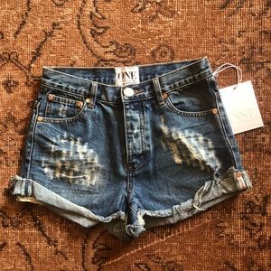 One Teaspoon Hawks Shorts size 26